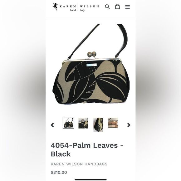 Rare Karen Wilson Limited Edition “Red Rose” Satchel Retro Style Bag - Picture 13 of 13